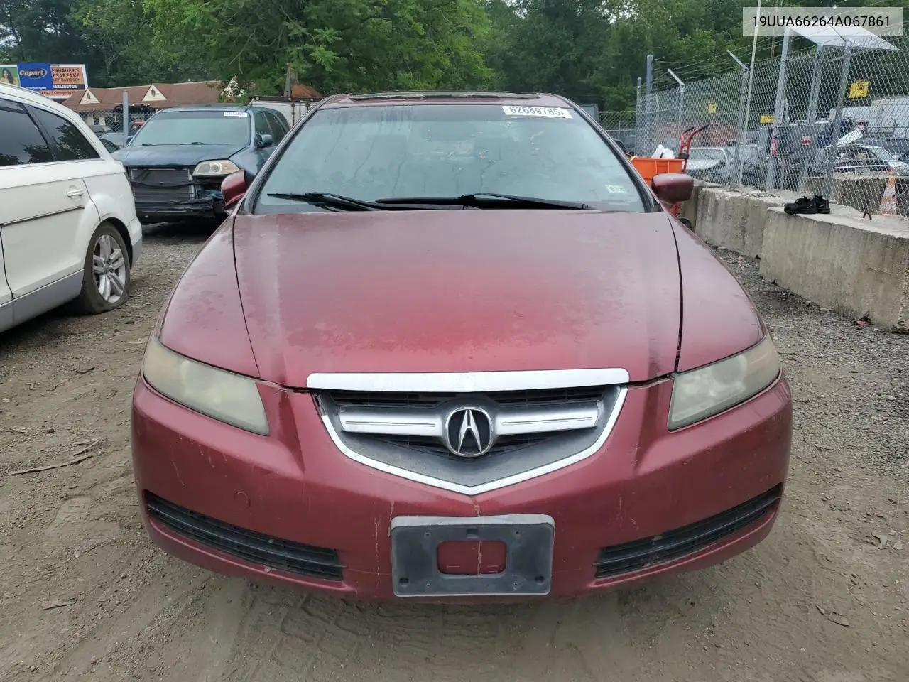 2004 Acura Tl VIN: 19UUA66264A067861 Lot: 62689785