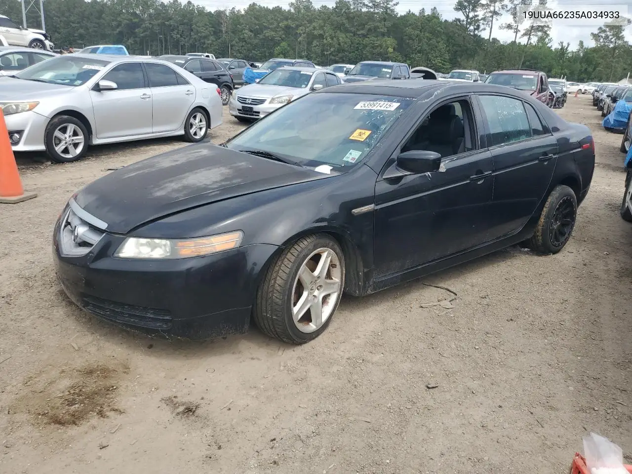 2005 Acura Tl VIN: 19UUA66235A034933 Lot: 53991415