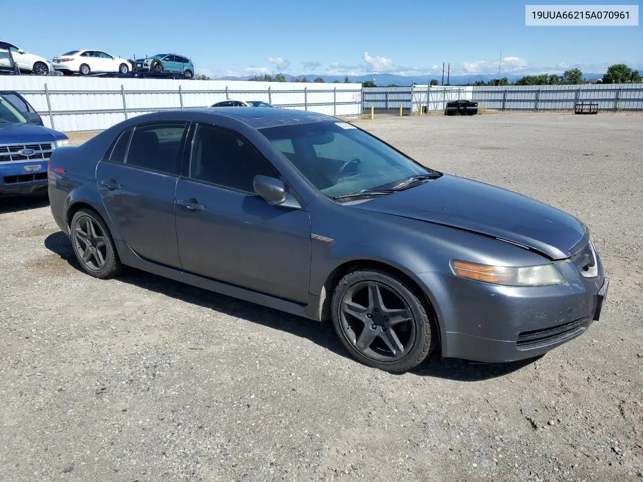 2005 Acura Tl VIN: 19UUA66215A070961 Lot: 55532555