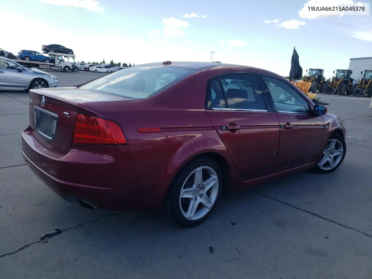 2005 Acura Tl VIN: 19UUA66215A045378 Lot: 56478525