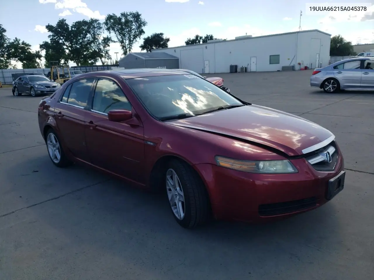 2005 Acura Tl VIN: 19UUA66215A045378 Lot: 56478525