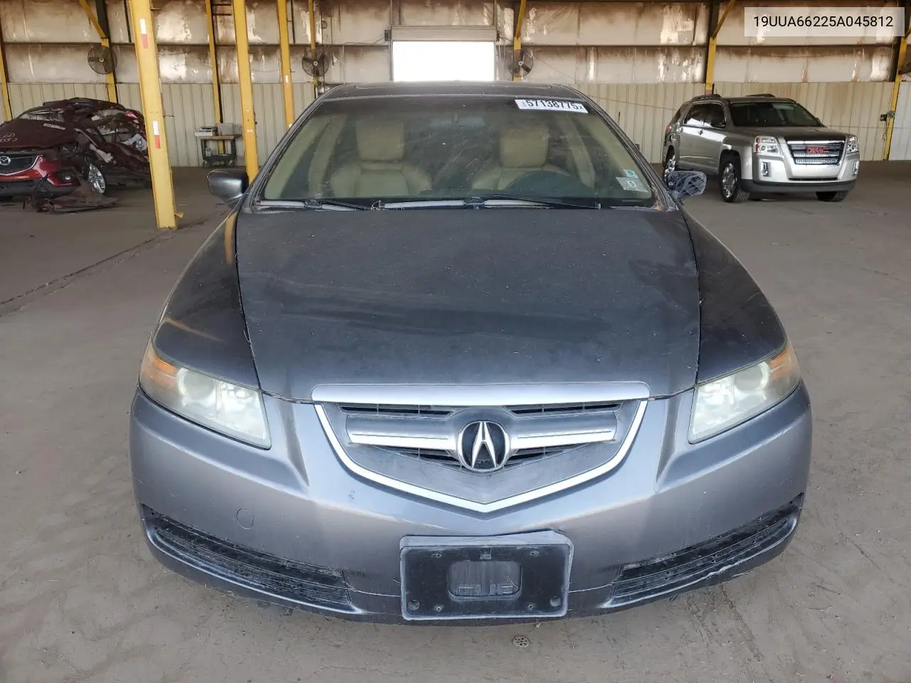 2005 Acura Tl VIN: 19UUA66225A045812 Lot: 57138775