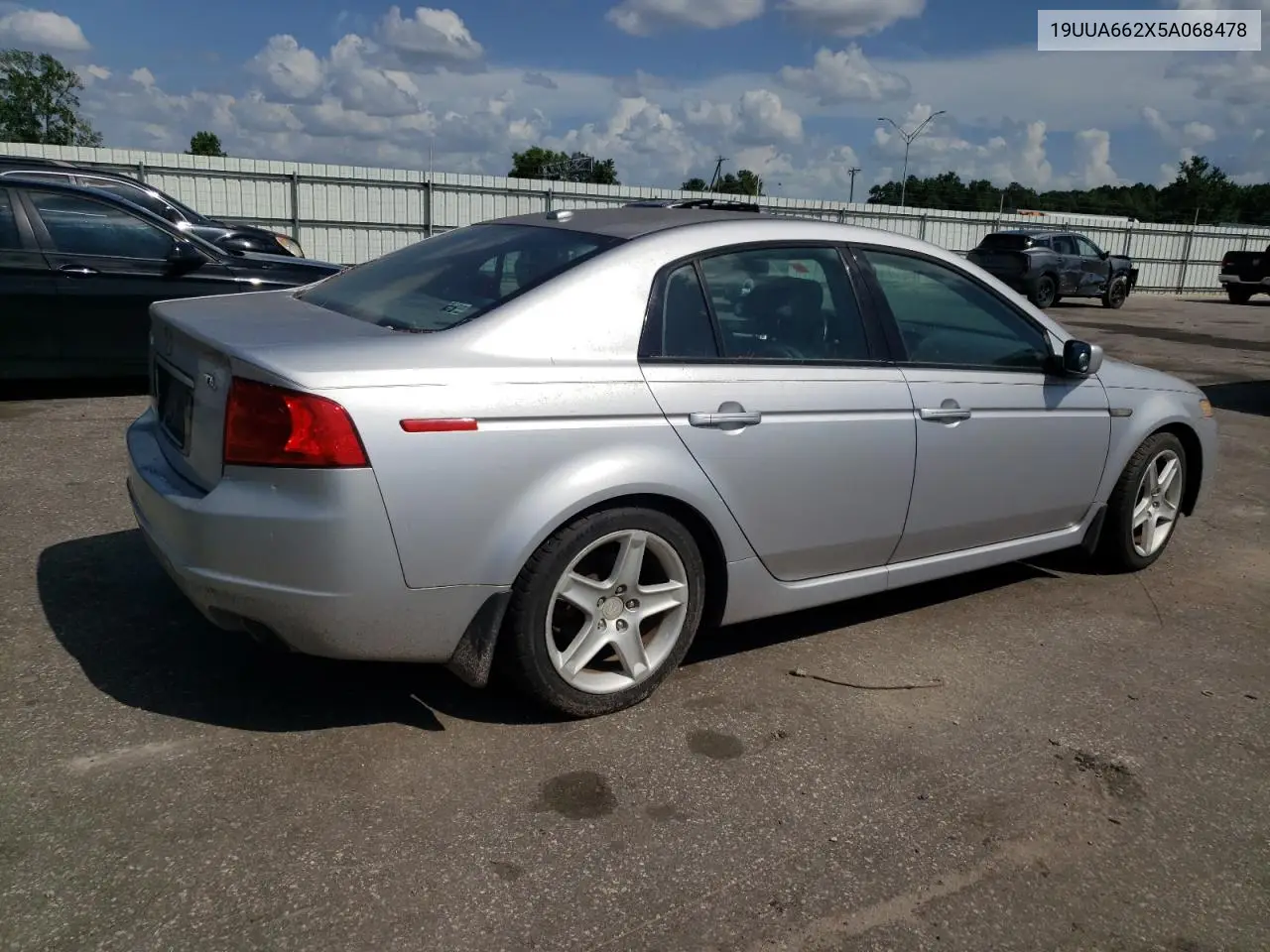 2005 Acura Tl VIN: 19UUA662X5A068478 Lot: 61725275