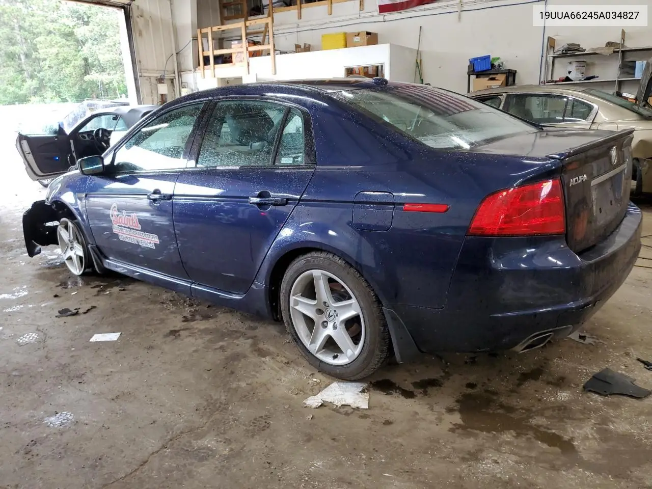 2005 Acura Tl VIN: 19UUA66245A034827 Lot: 62766885