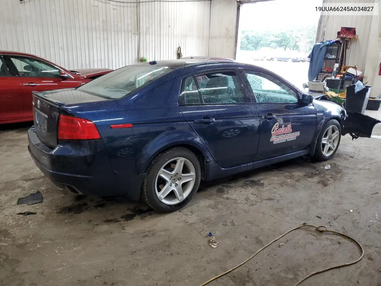 2005 Acura Tl VIN: 19UUA66245A034827 Lot: 62766885