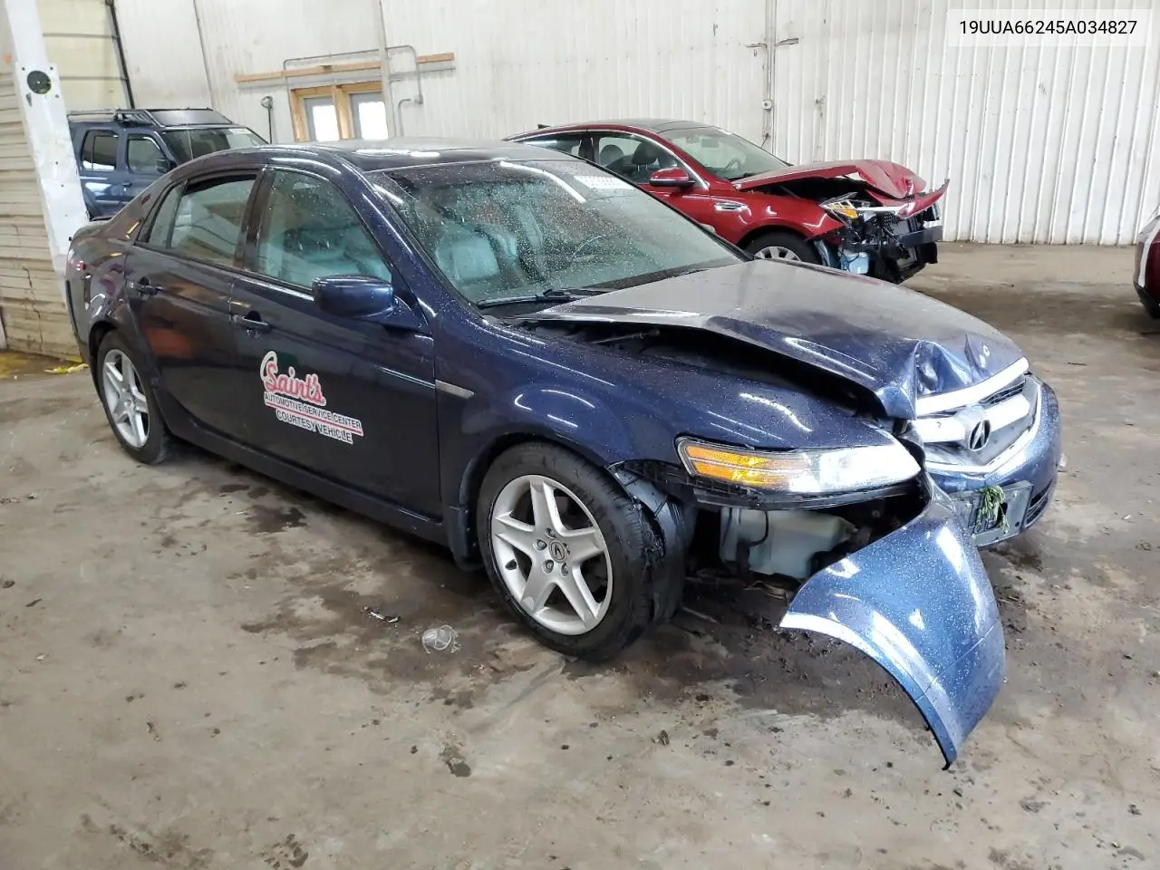 2005 Acura Tl VIN: 19UUA66245A034827 Lot: 62766885