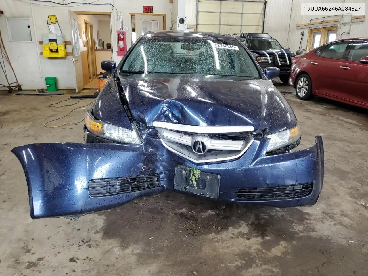 2005 Acura Tl VIN: 19UUA66245A034827 Lot: 62766885