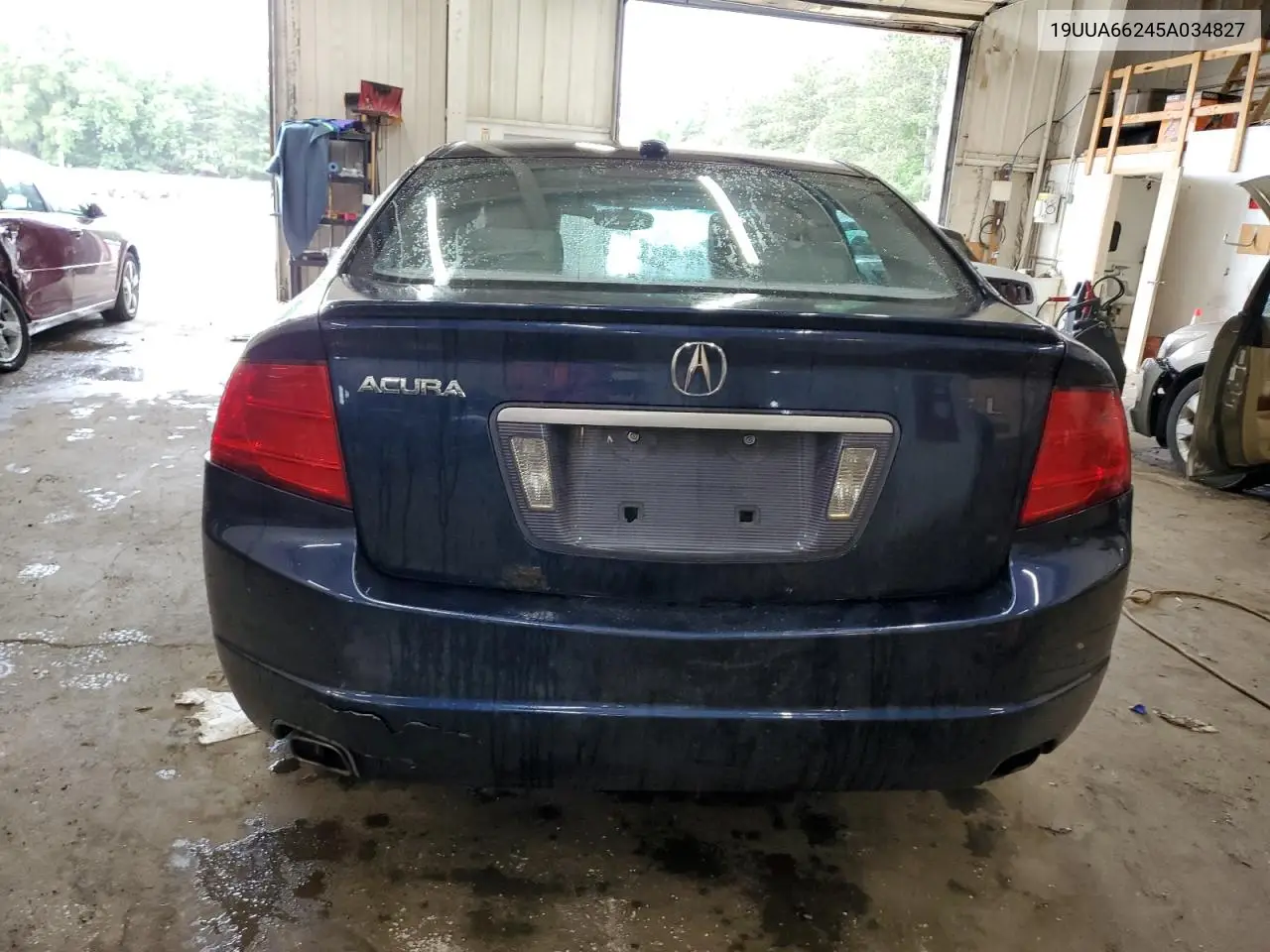 2005 Acura Tl VIN: 19UUA66245A034827 Lot: 62766885