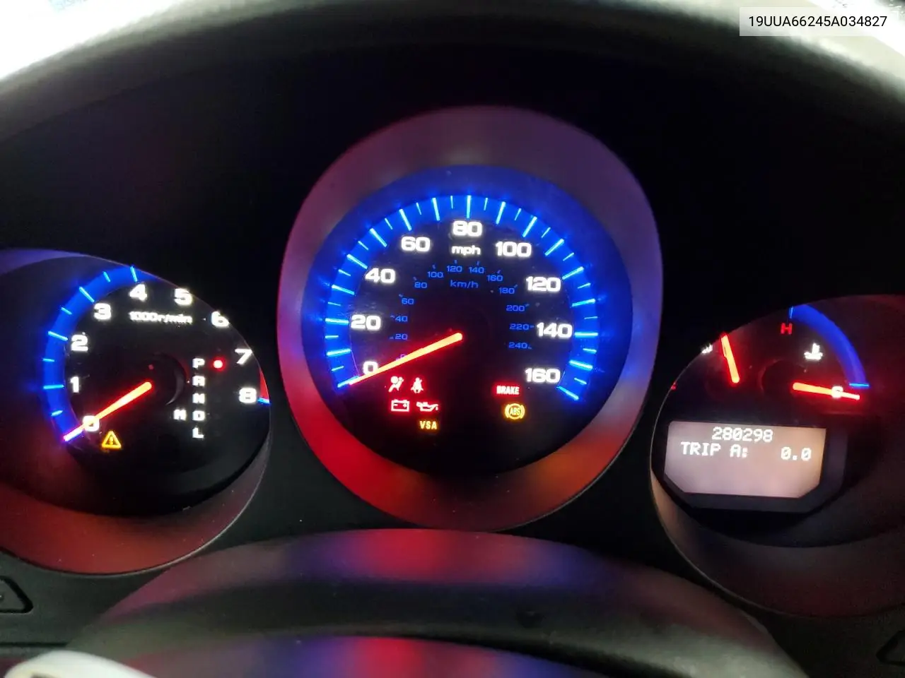 2005 Acura Tl VIN: 19UUA66245A034827 Lot: 62766885