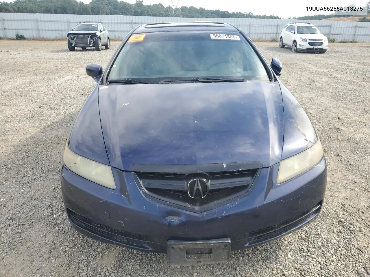 2006 Acura 3.2Tl VIN: 19UUA66256A013275 Lot: 56071805