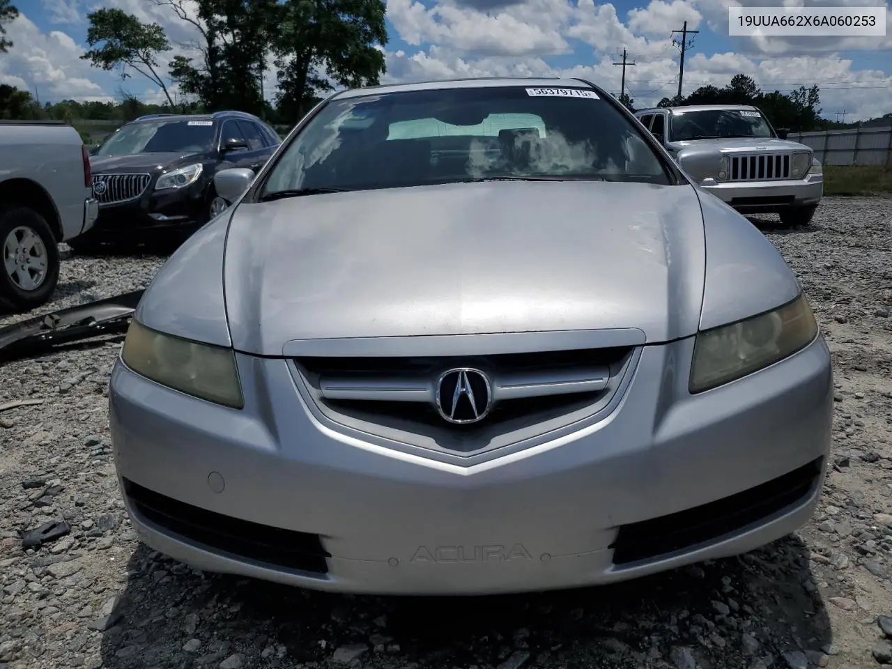 2006 Acura 3.2Tl VIN: 19UUA662X6A060253 Lot: 56379715