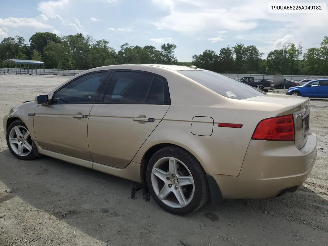 2006 Acura 3.2Tl VIN: 19UUA66226A049182 Lot: 61034365