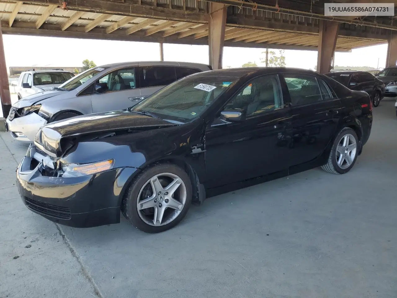 2006 Acura 3.2Tl VIN: 19UUA65586A074731 Lot: 61590705