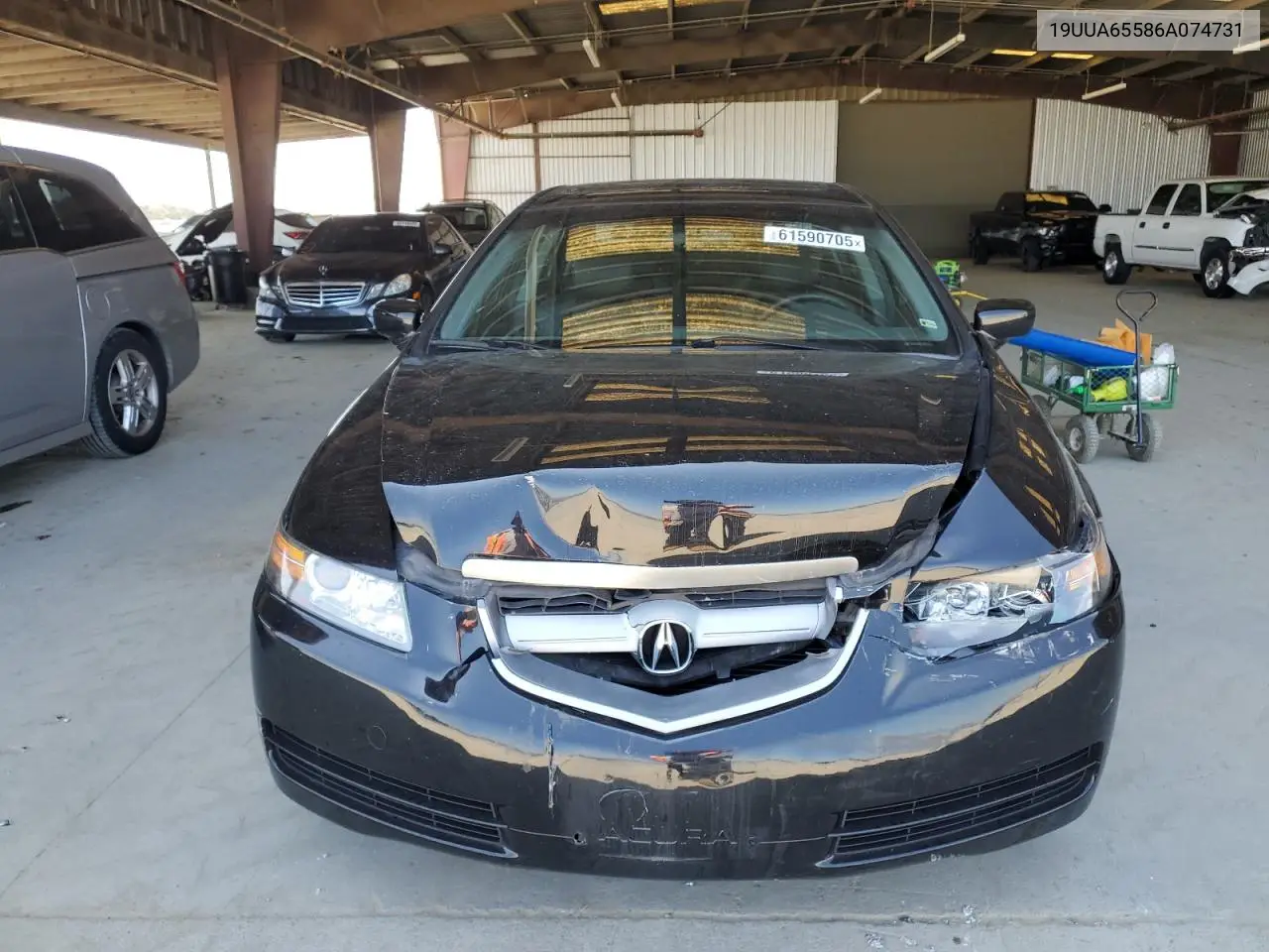 2006 Acura 3.2Tl VIN: 19UUA65586A074731 Lot: 61590705
