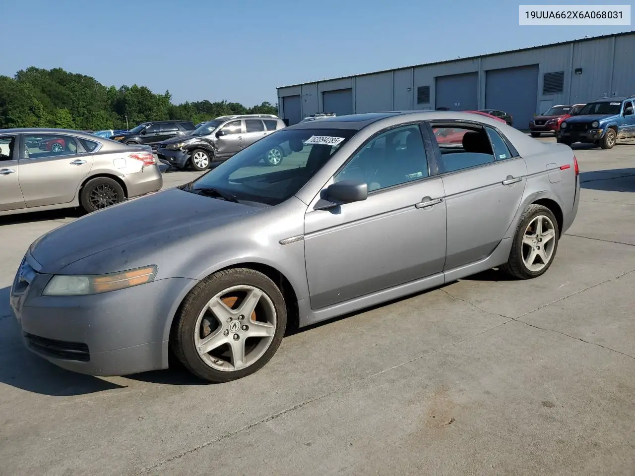 2006 Acura 3.2Tl VIN: 19UUA662X6A068031 Lot: 62094285