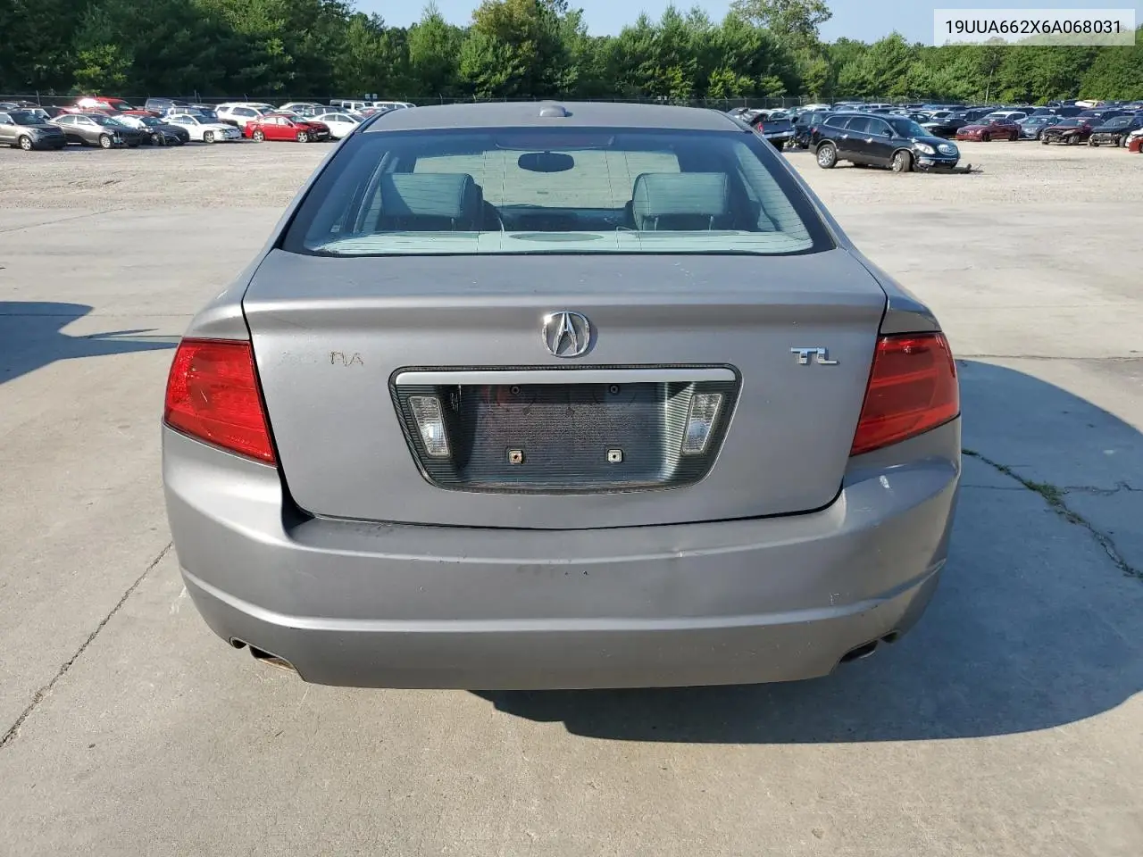 2006 Acura 3.2Tl VIN: 19UUA662X6A068031 Lot: 62094285