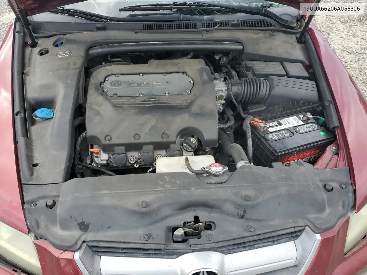 2006 Acura 3.2Tl VIN: 19UUA66206A055305 Lot: 62511385