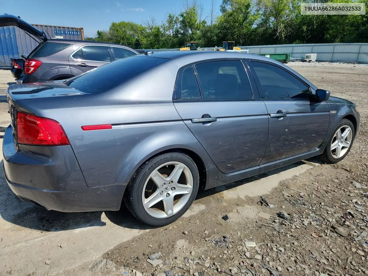 2006 Acura 3.2Tl VIN: 19UUA66286A032533 Lot: 62756465
