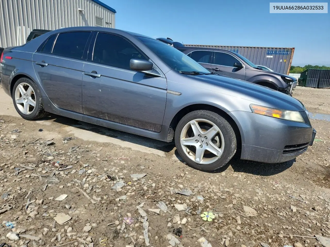 2006 Acura 3.2Tl VIN: 19UUA66286A032533 Lot: 62756465