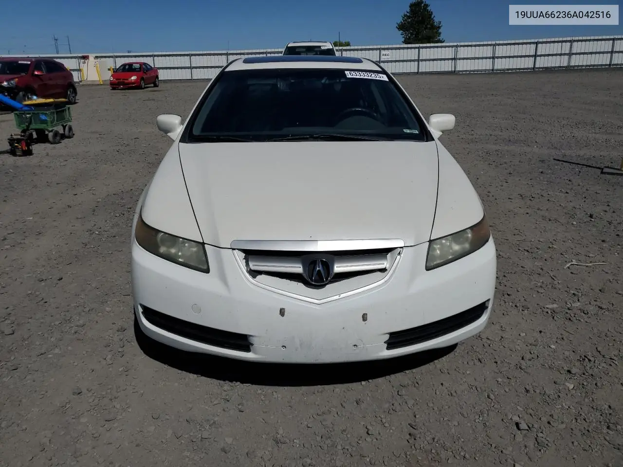 2006 Acura 3.2Tl VIN: 19UUA66236A042516 Lot: 63333235