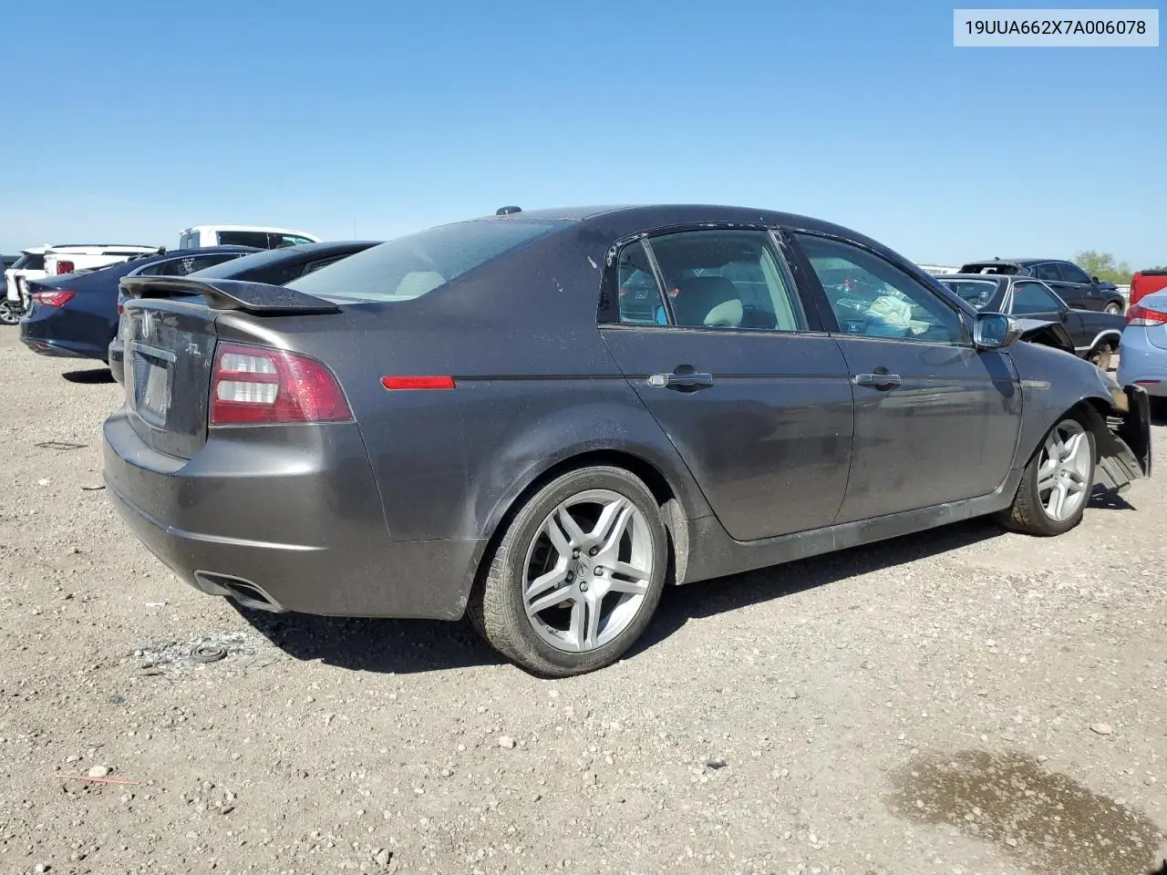 2007 Acura Tl VIN: 19UUA662X7A006078 Lot: 49399875