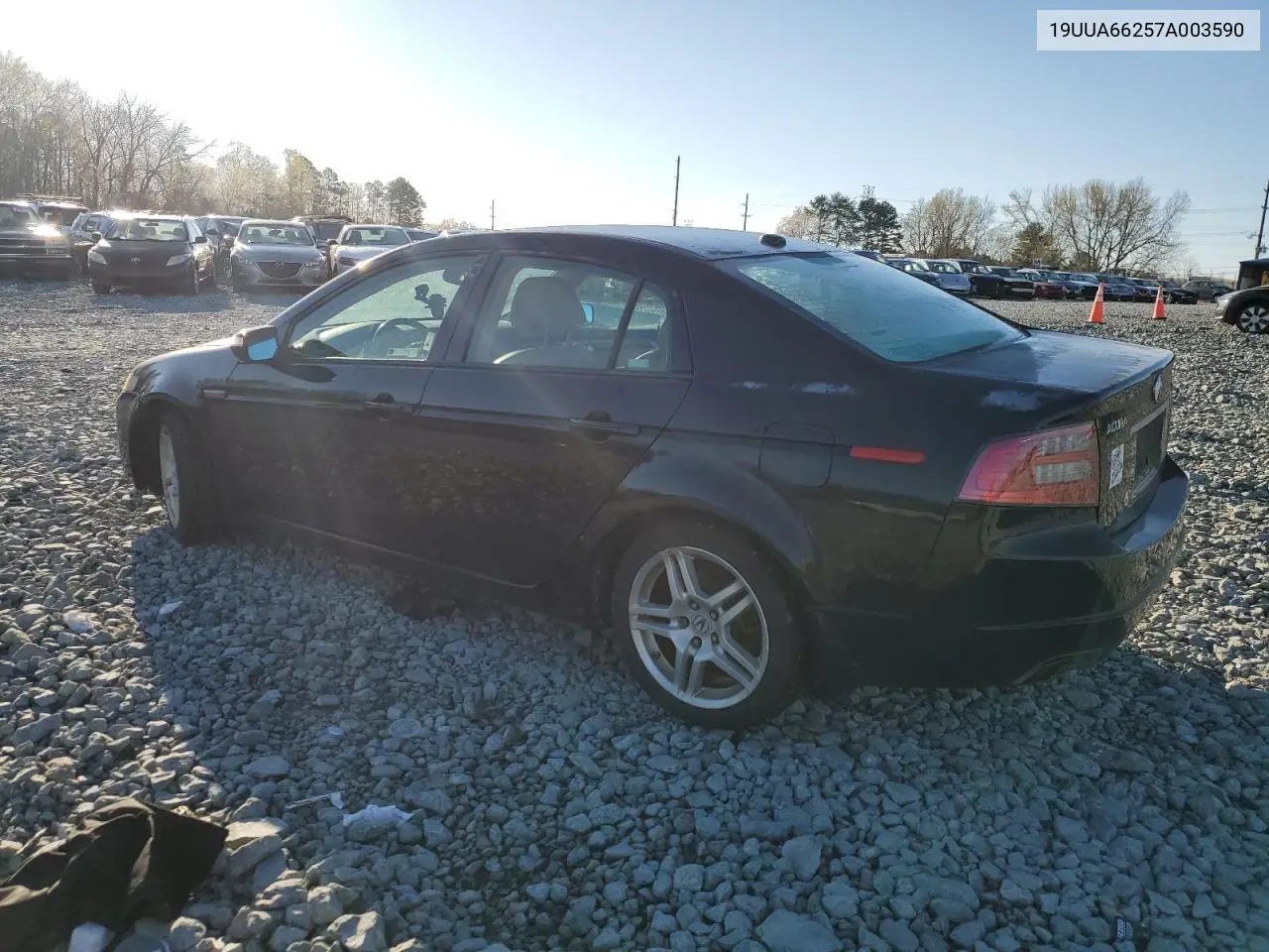 2007 Acura Tl VIN: 19UUA66257A003590 Lot: 50766305