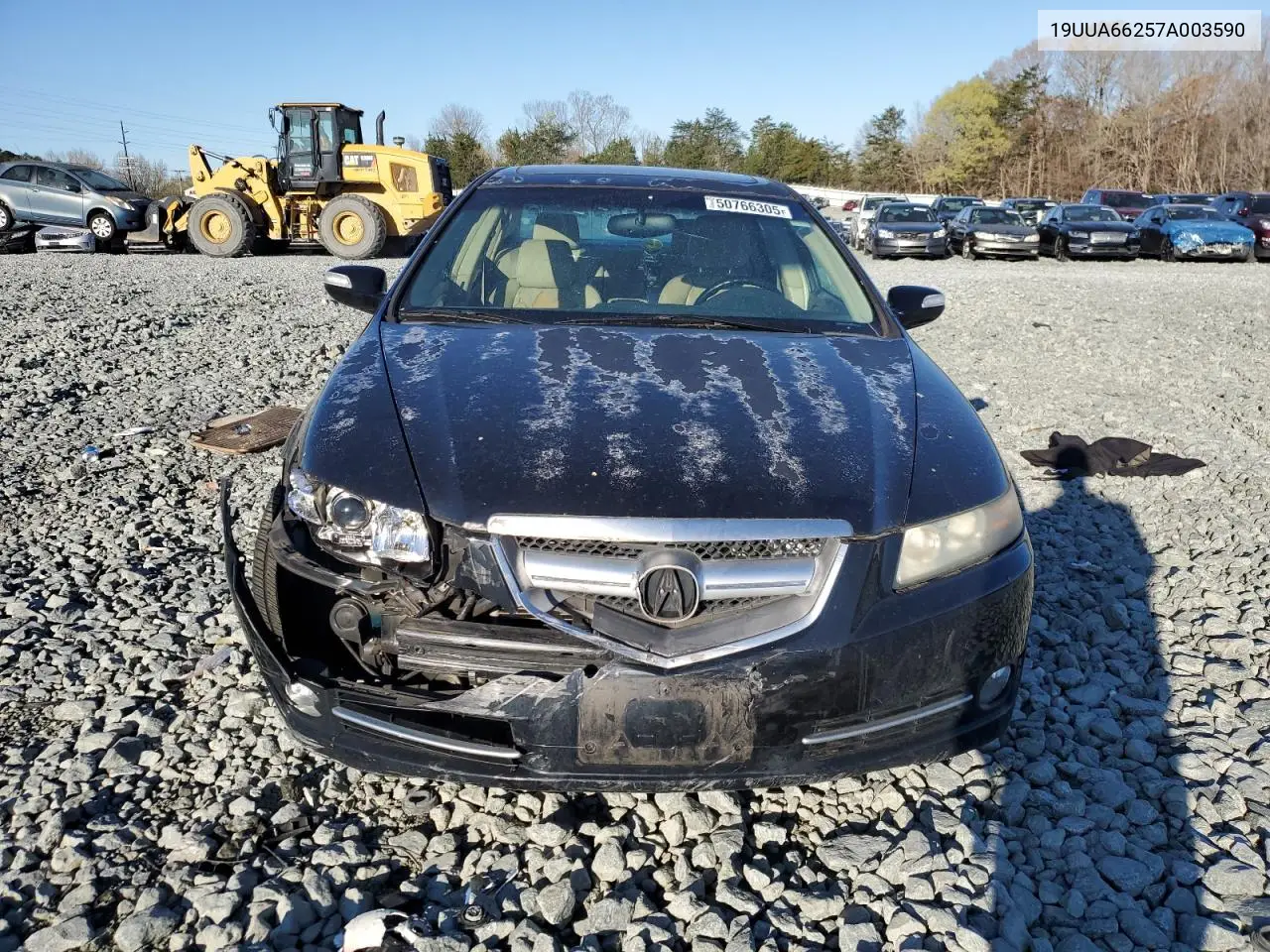 2007 Acura Tl VIN: 19UUA66257A003590 Lot: 50766305