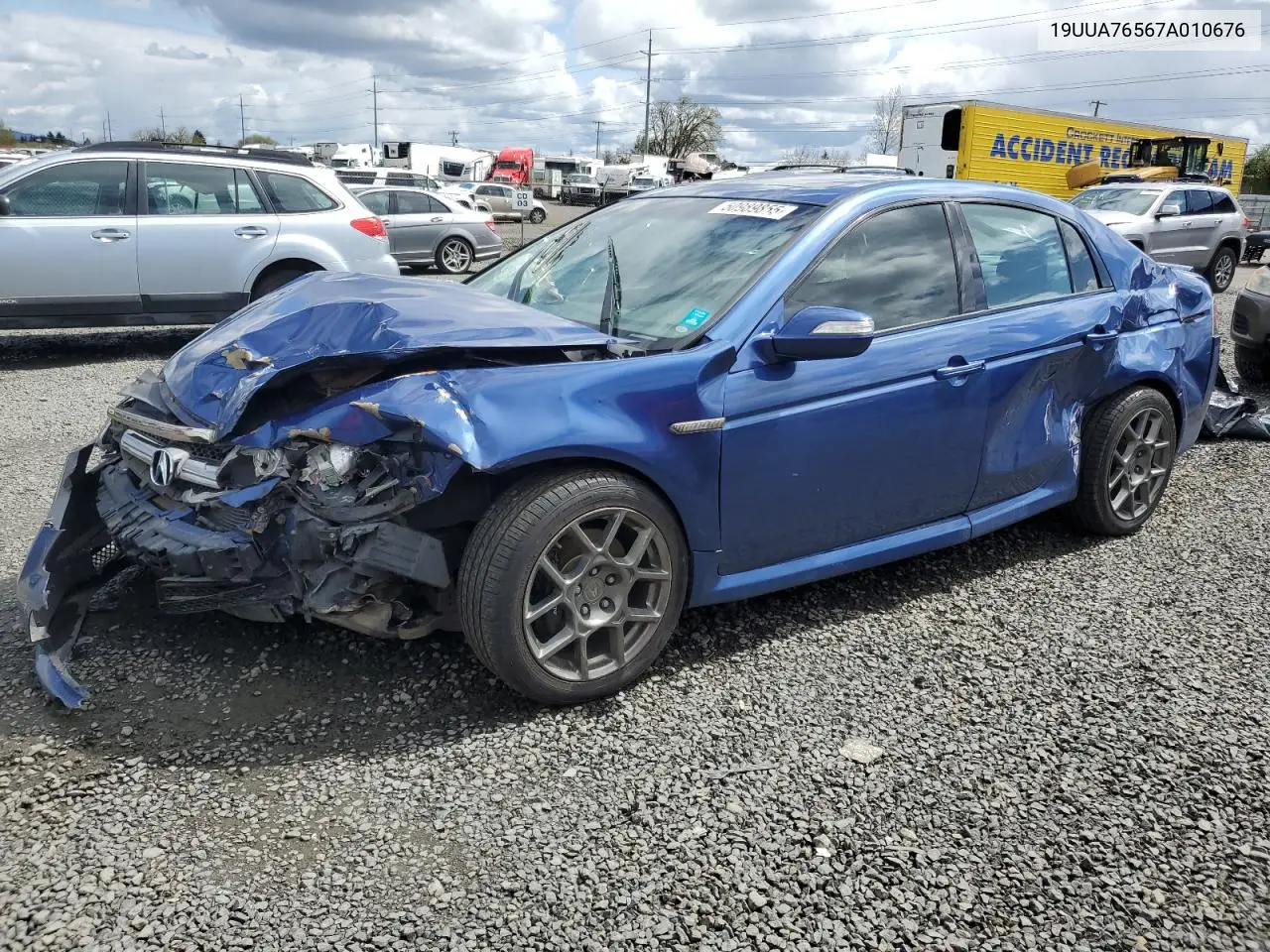2007 Acura Tl Type S VIN: 19UUA76567A010676 Lot: 50989855