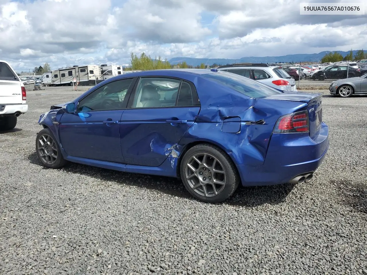 2007 Acura Tl Type S VIN: 19UUA76567A010676 Lot: 50989855