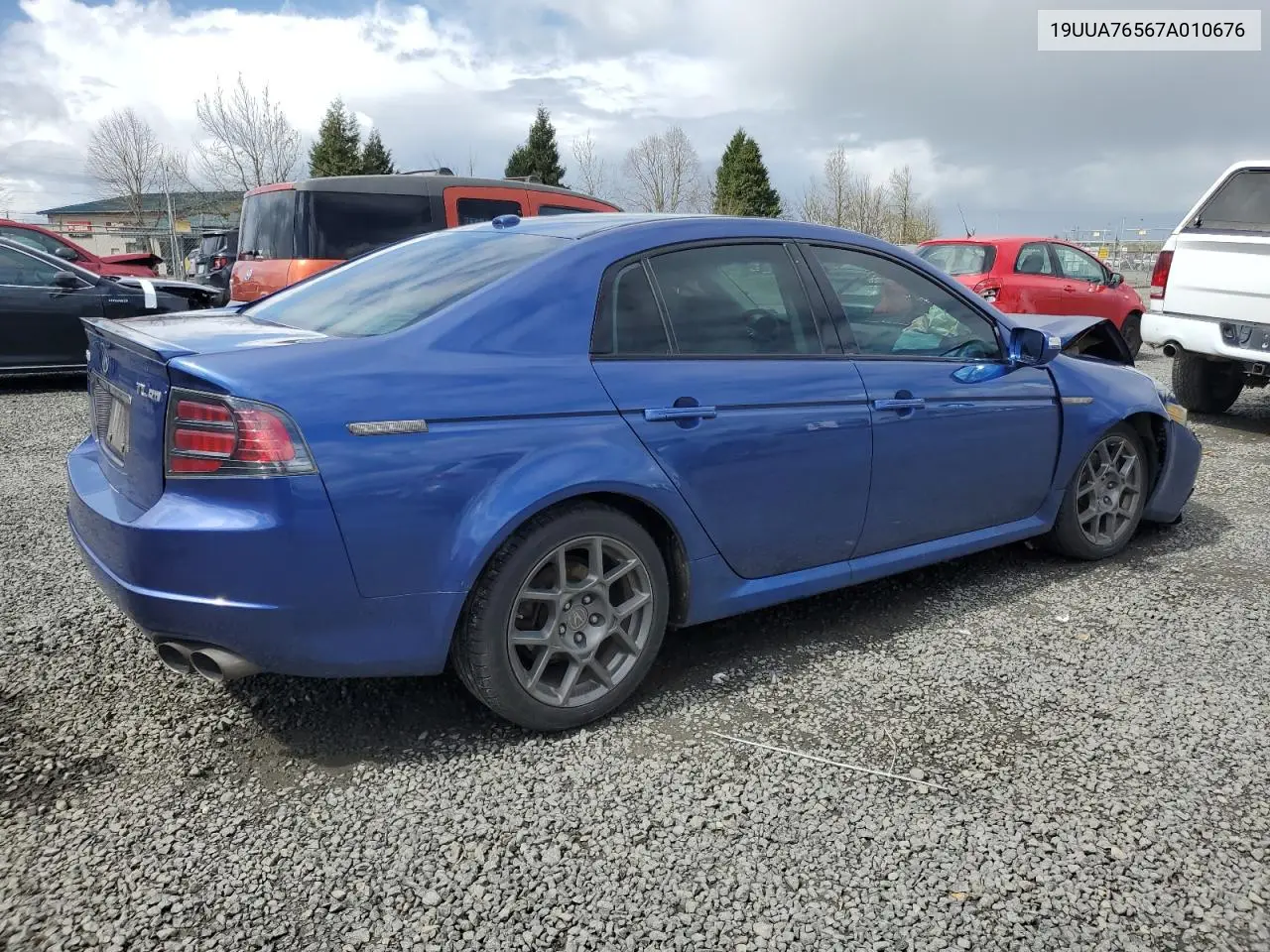 2007 Acura Tl Type S VIN: 19UUA76567A010676 Lot: 50989855
