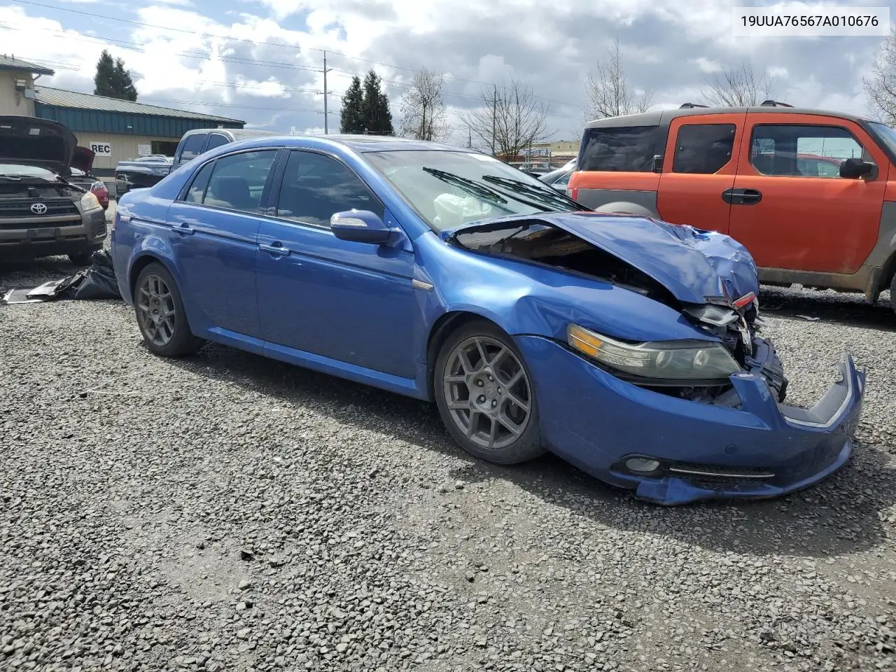 2007 Acura Tl Type S VIN: 19UUA76567A010676 Lot: 50989855