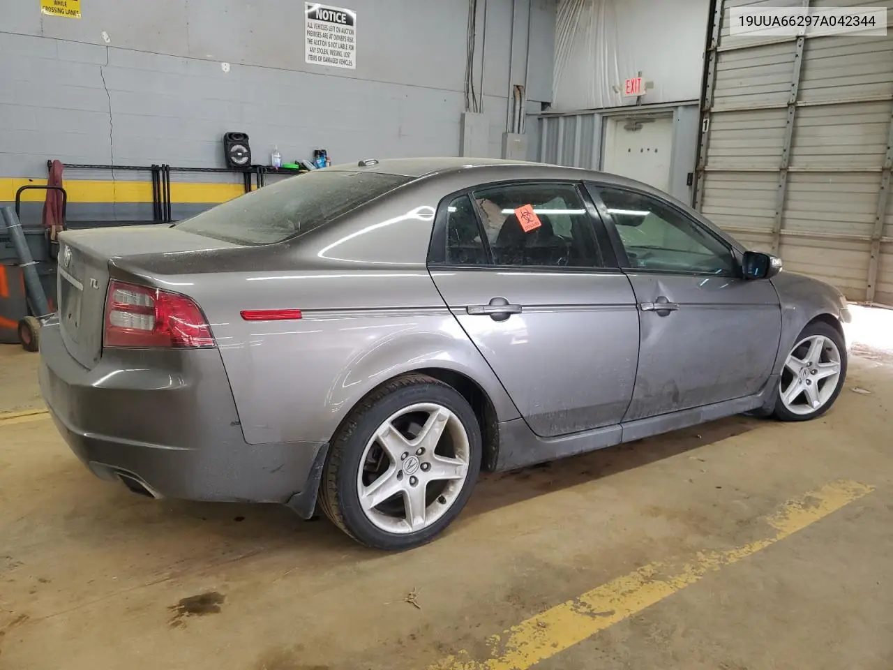 2007 Acura Tl VIN: 19UUA66297A042344 Lot: 51048315