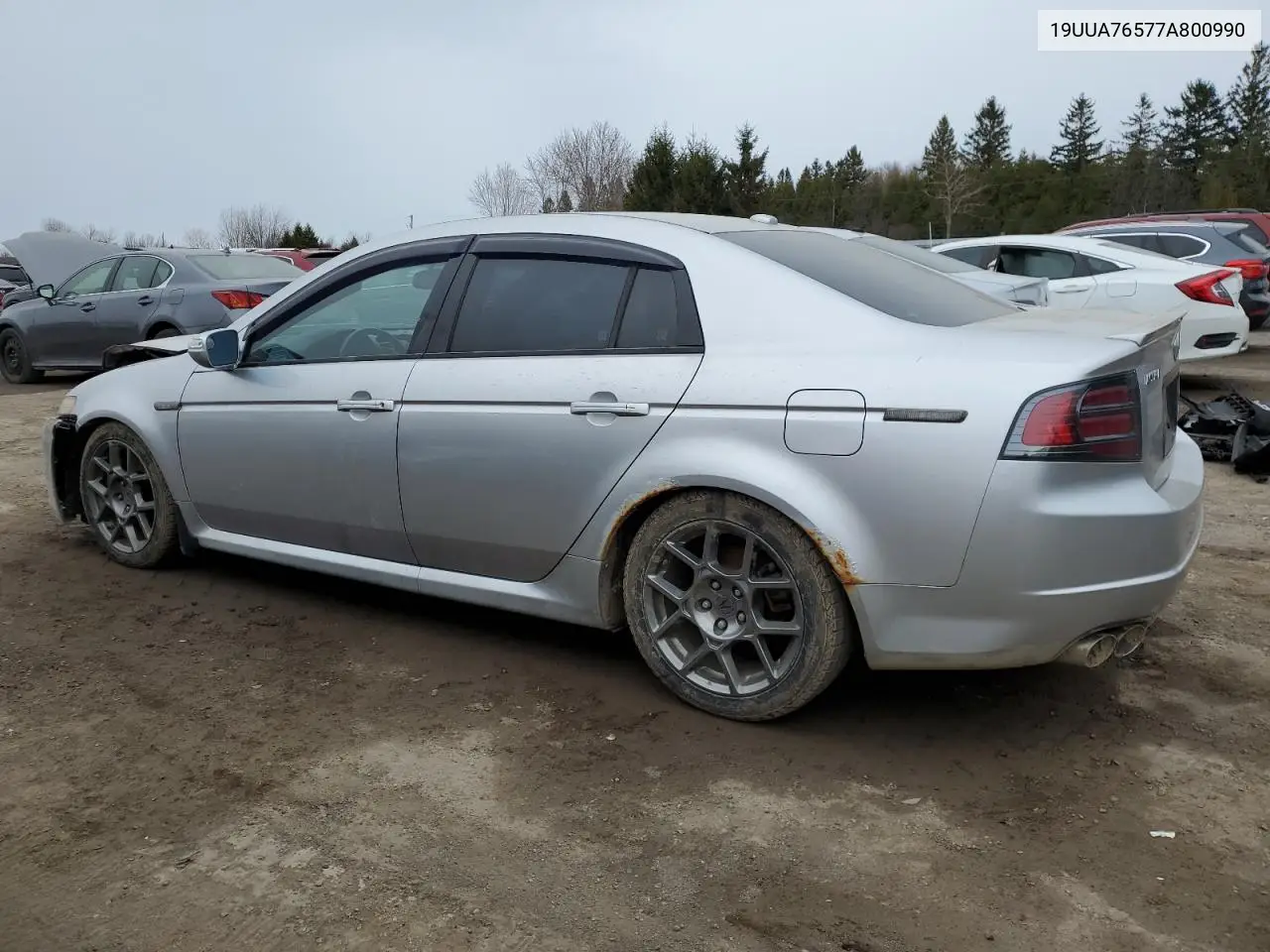 2007 Acura Tl Type S VIN: 19UUA76577A800990 Lot: 51727565