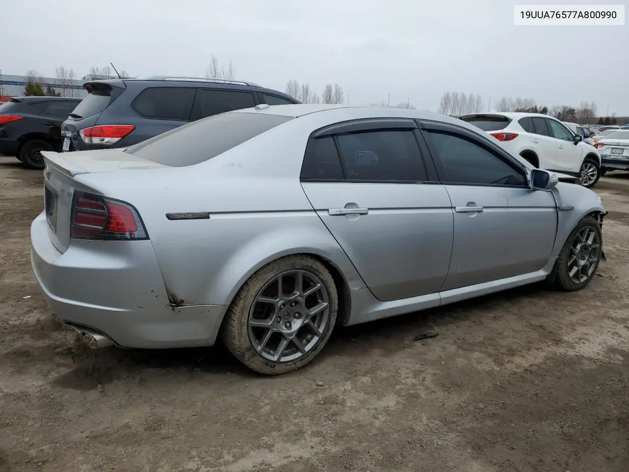 2007 Acura Tl Type S VIN: 19UUA76577A800990 Lot: 51727565