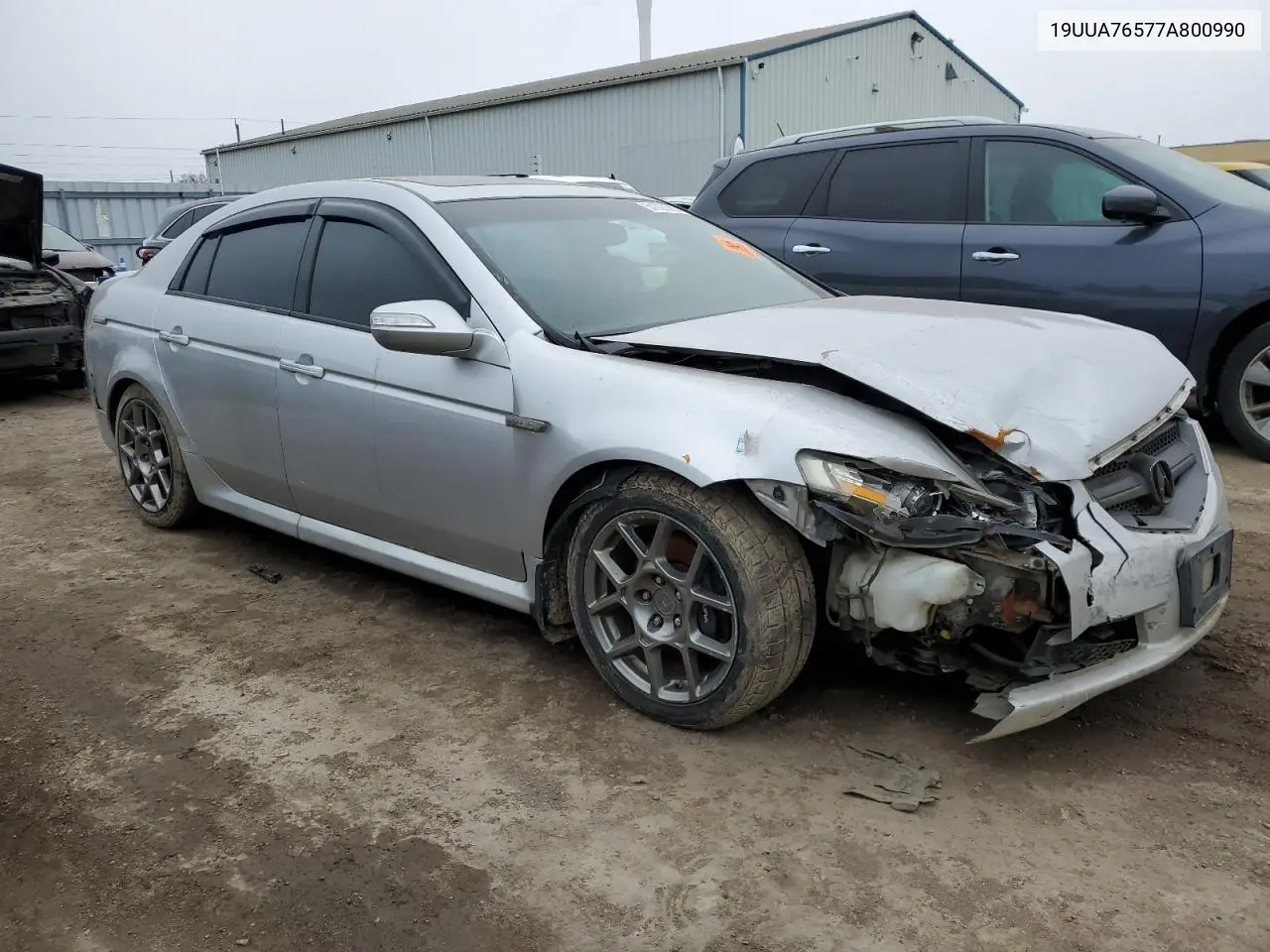2007 Acura Tl Type S VIN: 19UUA76577A800990 Lot: 51727565