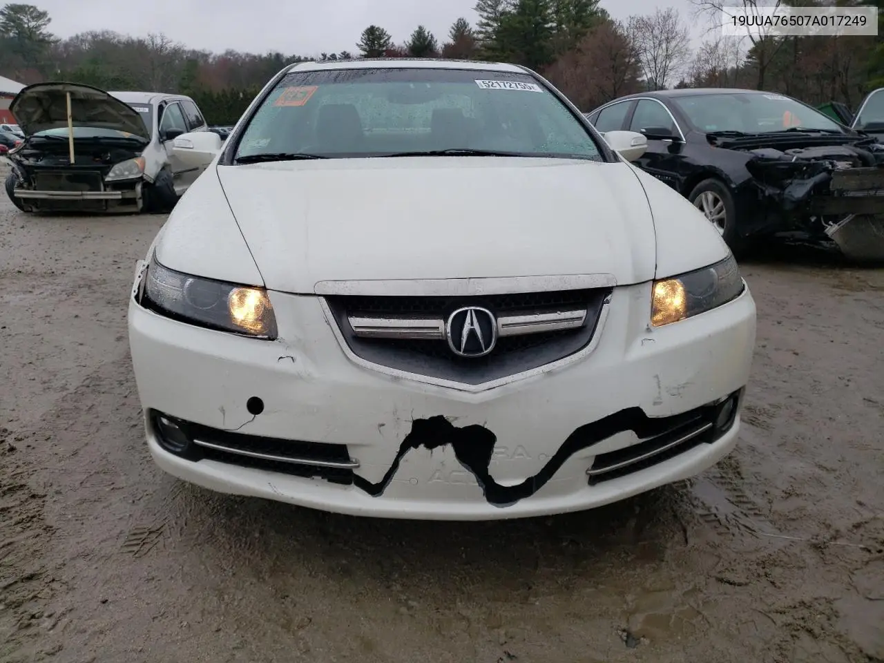 2007 Acura Tl Type S VIN: 19UUA76507A017249 Lot: 52172755