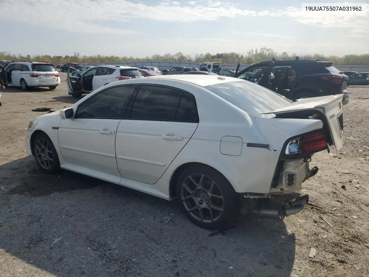 2007 Acura Tl Type S VIN: 19UUA75507A031962 Lot: 52877015