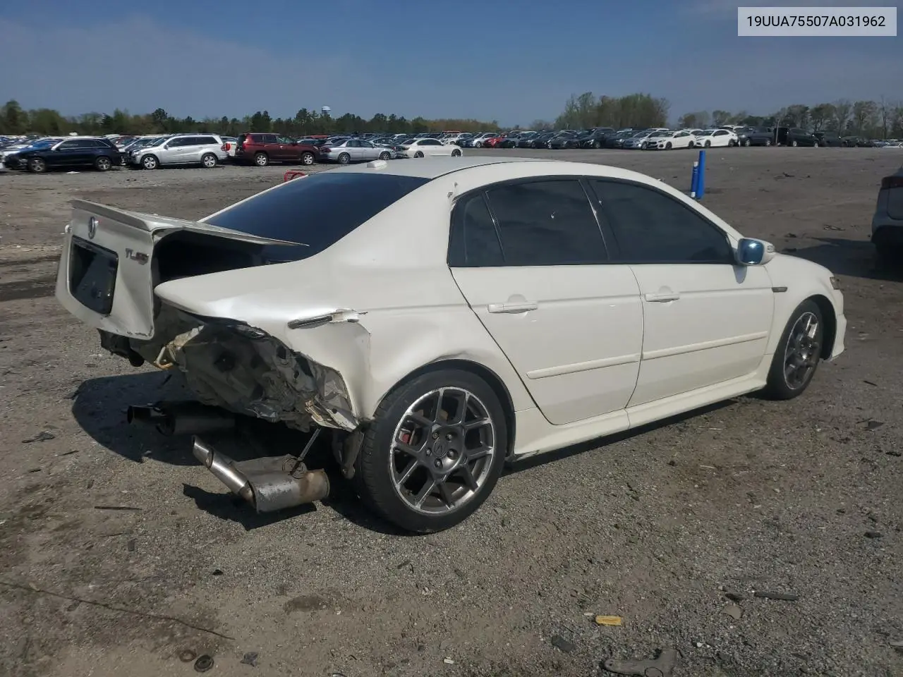2007 Acura Tl Type S VIN: 19UUA75507A031962 Lot: 52877015