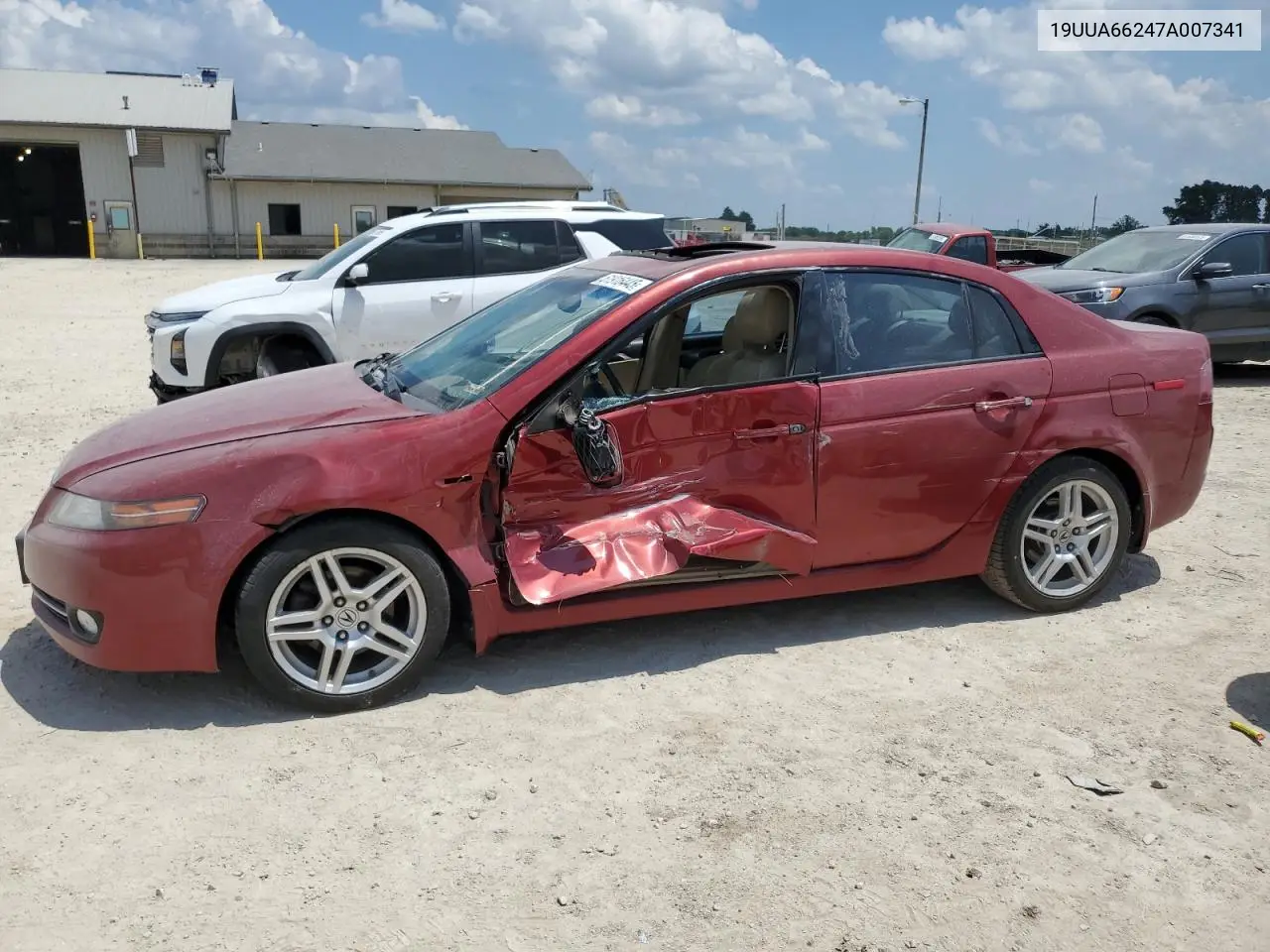 2007 Acura Tl VIN: 19UUA66247A007341 Lot: 61916445