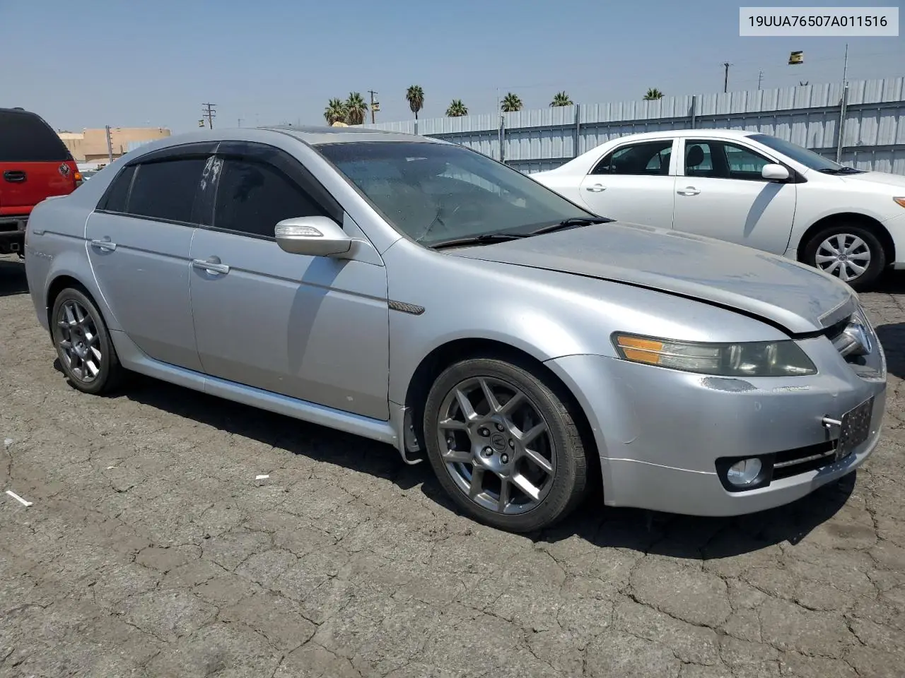 2007 Acura Tl Type S VIN: 19UUA76507A011516 Lot: 62306695