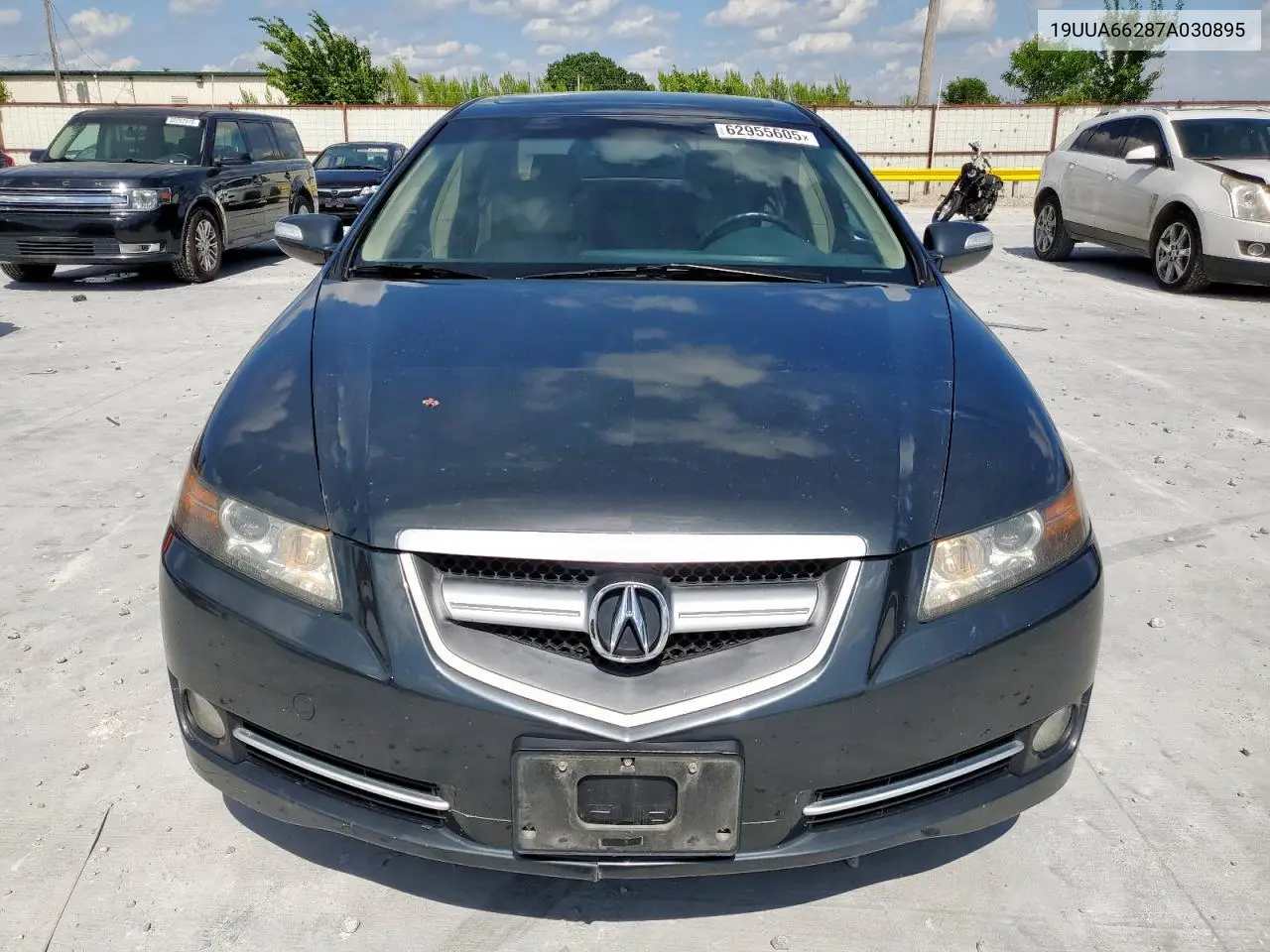 2007 Acura Tl VIN: 19UUA66287A030895 Lot: 62955605