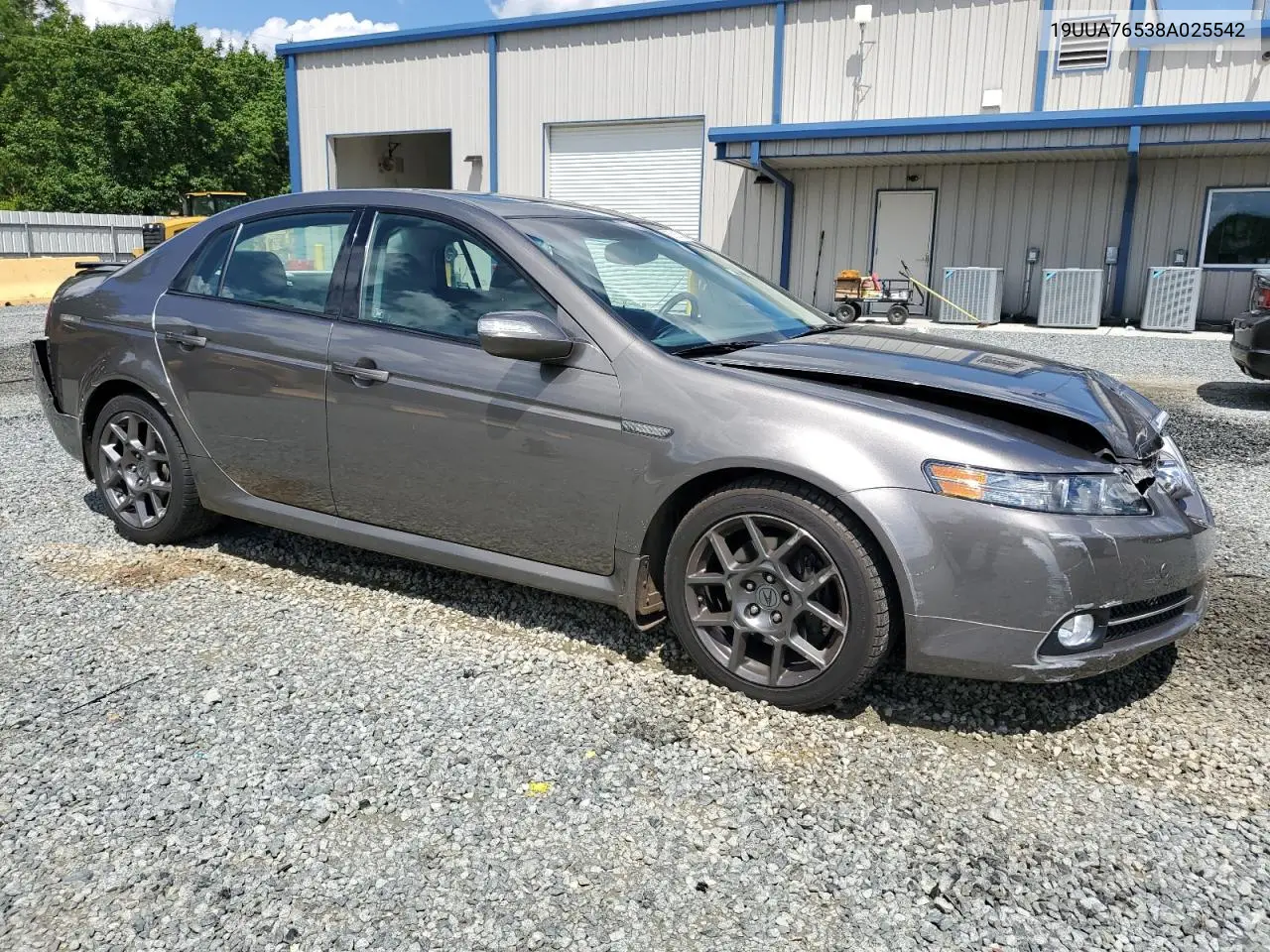 2008 Acura Tl Type S VIN: 19UUA76538A025542 Lot: 55605325