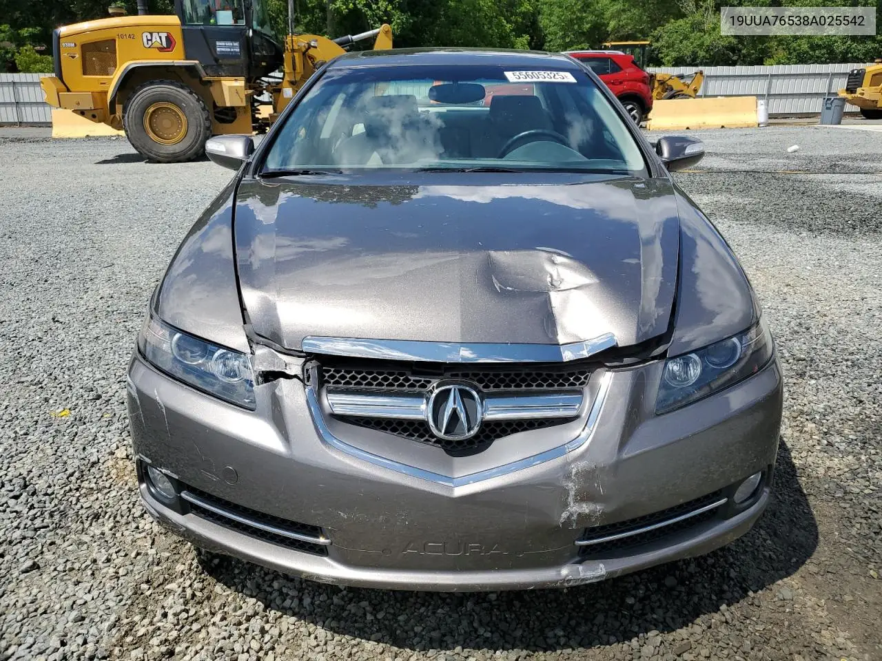 2008 Acura Tl Type S VIN: 19UUA76538A025542 Lot: 55605325