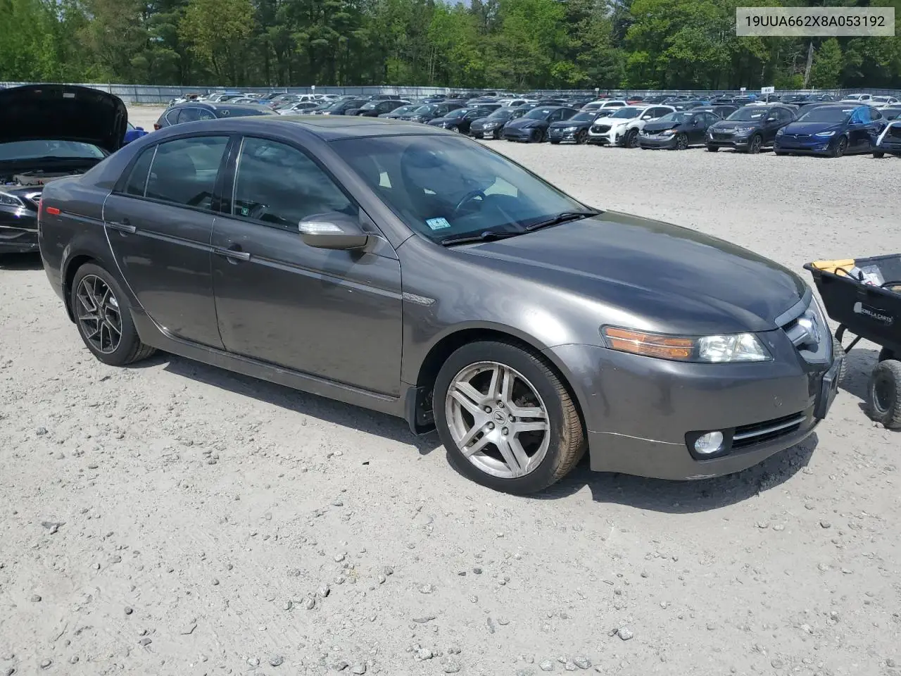 2008 Acura Tl VIN: 19UUA662X8A053192 Lot: 55840135