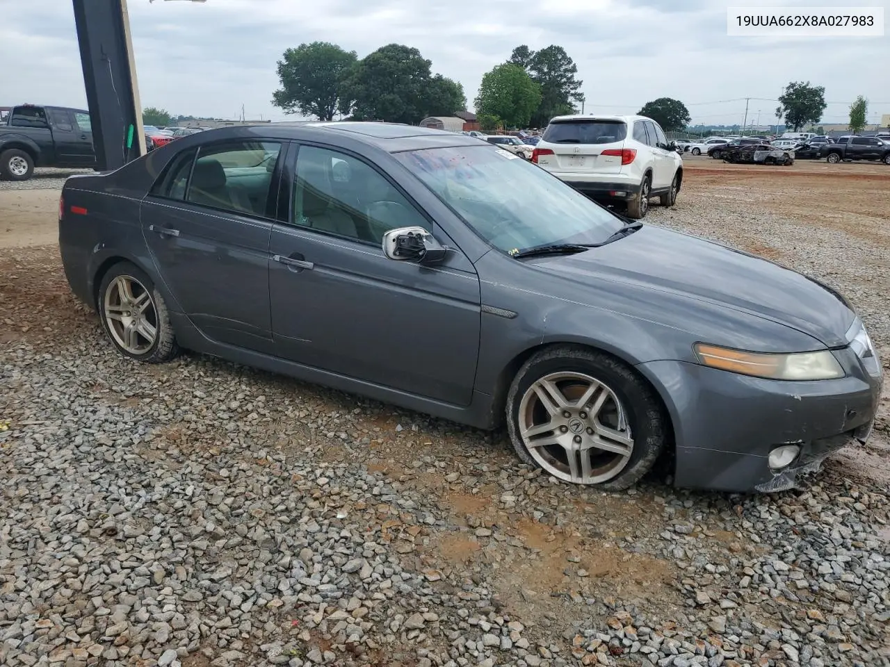 2008 Acura Tl VIN: 19UUA662X8A027983 Lot: 56425315