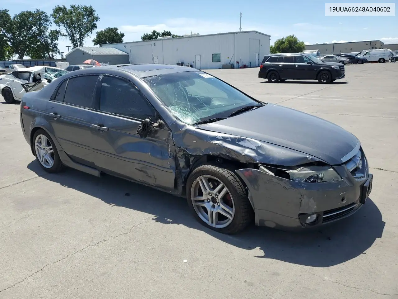 2008 Acura Tl VIN: 19UUA66248A040602 Lot: 57099195