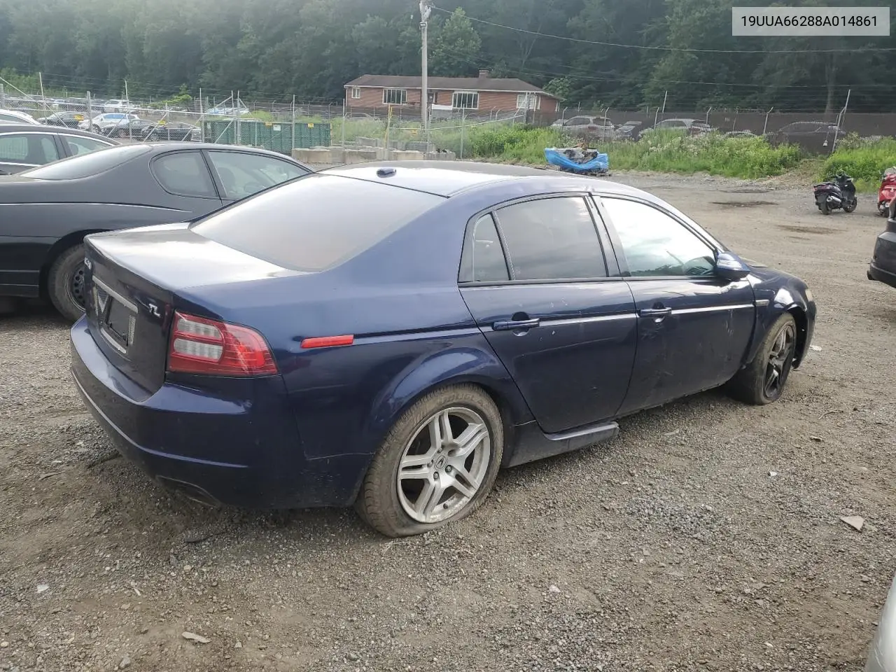 2008 Acura Tl VIN: 19UUA66288A014861 Lot: 62646135