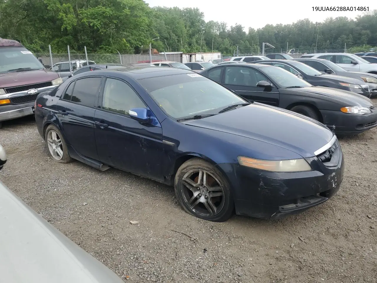 2008 Acura Tl VIN: 19UUA66288A014861 Lot: 62646135