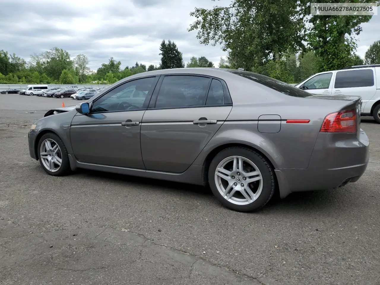 2008 Acura Tl VIN: 19UUA66278A027505 Lot: 62794925
