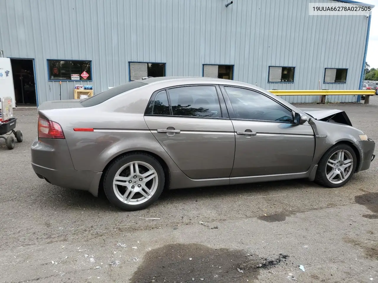 2008 Acura Tl VIN: 19UUA66278A027505 Lot: 62794925
